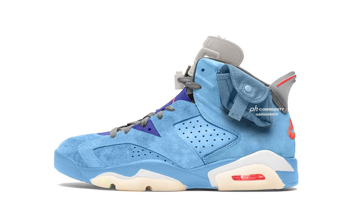 Jordan 6 shop suede blue