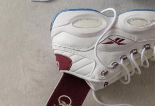 The Reebok Question Mid "Burgundy Toe" is Exclusive to Packer