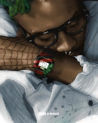 UNION x Casio G-SHOCK DW-5600RBG. Photo via Casio.
