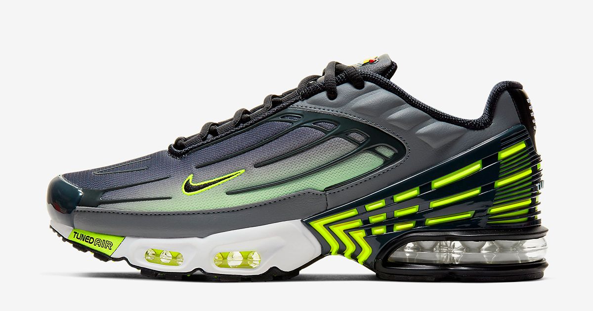 Available Now // Nike Air Max Plus 3 “Neon” | House of Heat°