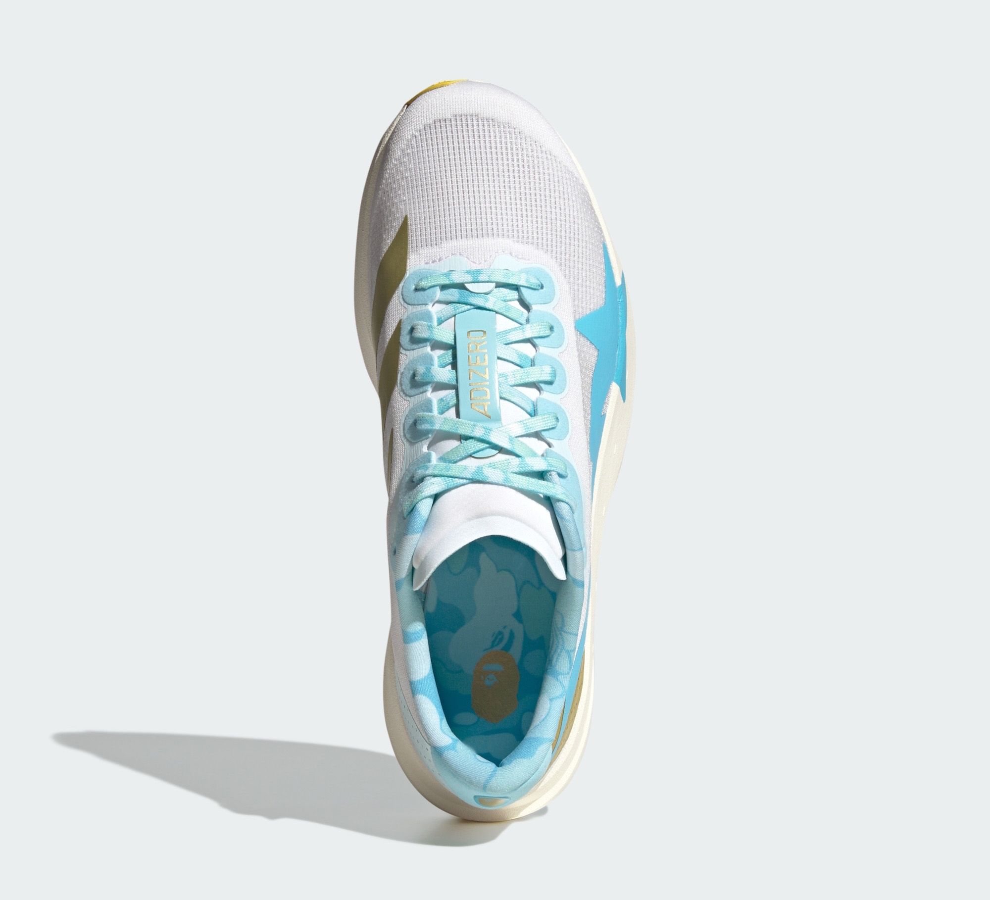 A BATHING APE® x adidas Adizero Evo SL (SKU: KJ5751). Photo via adidas.