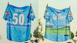 Mookie Betts' Corona Beach Connect Series MLB Jersey