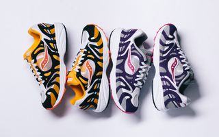 Saucony Grid Azura 2000 Available Now in “Tiger” and “Purple/Pink” Options