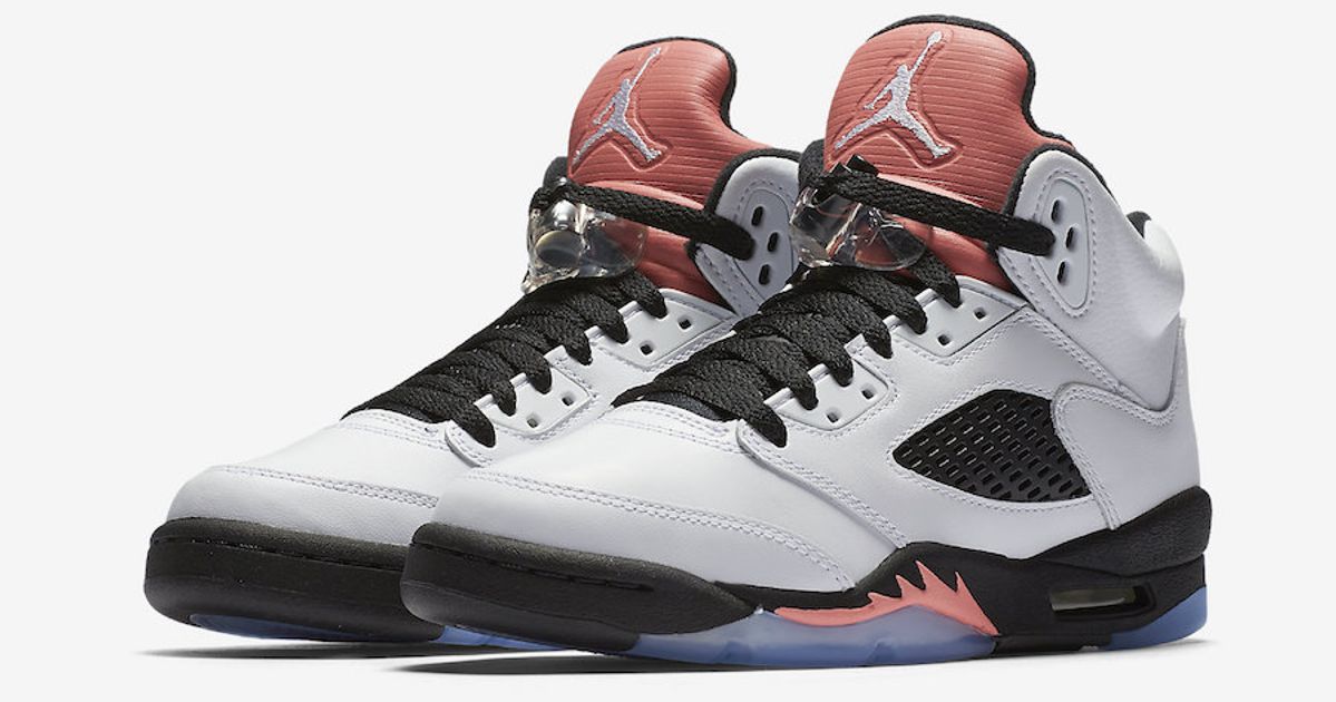 air jordan 5 retro sunblush