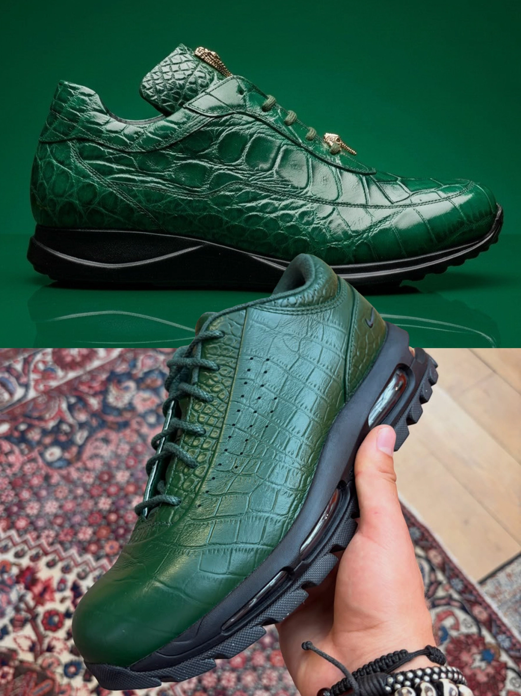 Nike Air Max Goadome with gator-textured upper and scaled detail paneling