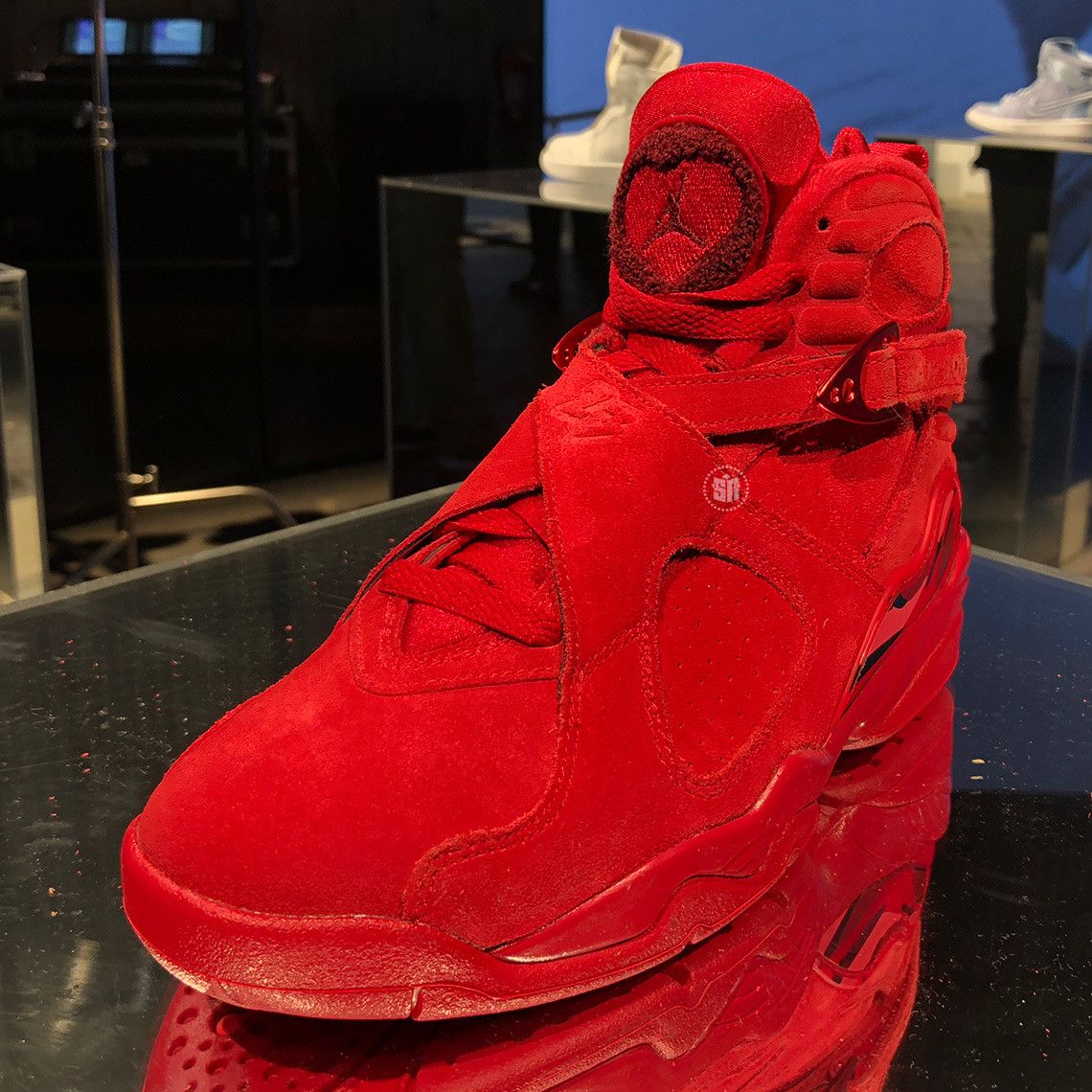 An official look at the Valentines Day Air Jordan 8 House of Heat