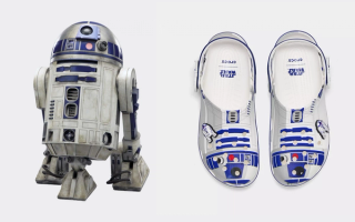 Star Wars x Crocs Classic Clog "R2-D2" collaboration.