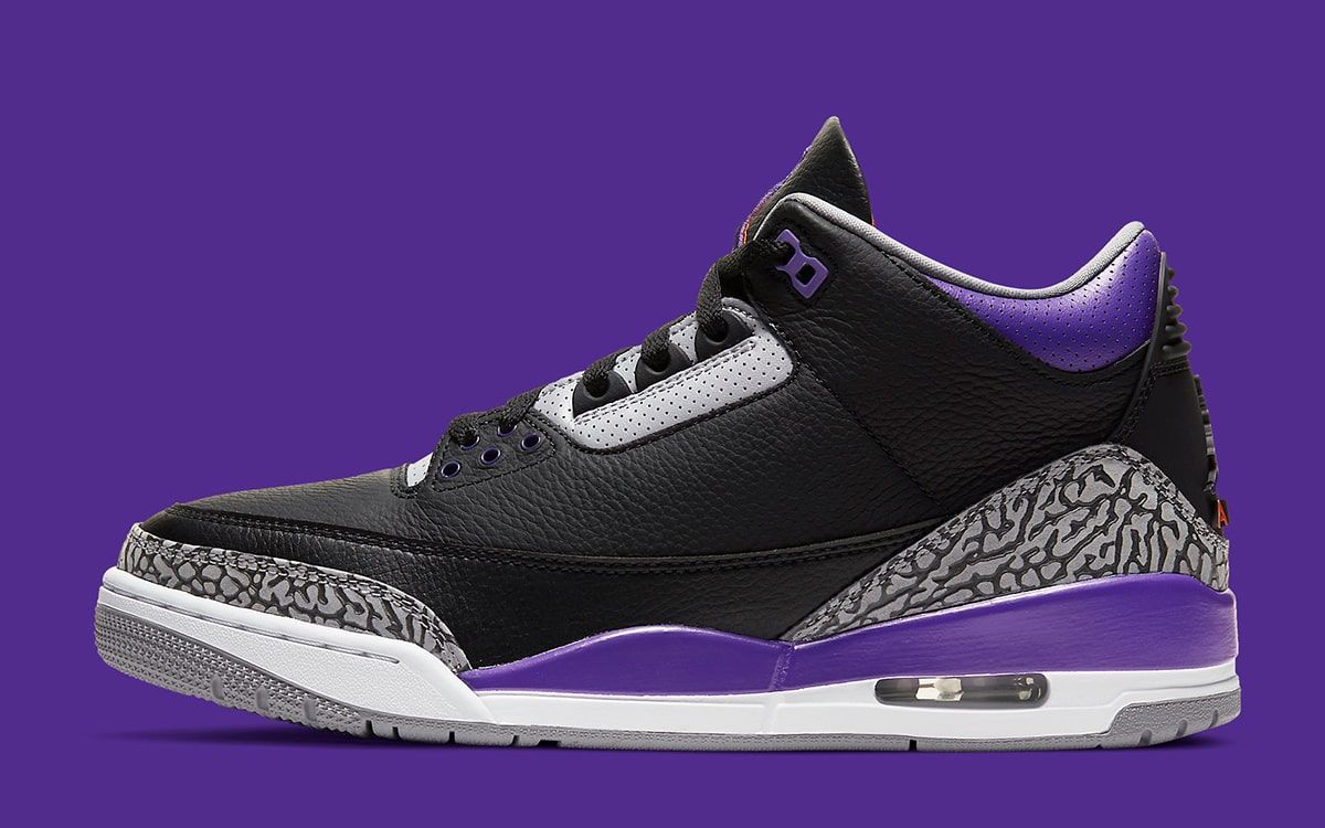 purple jordan 3s