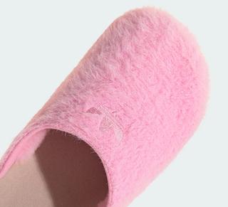 Women's adidas ADIMULE Slide "Light Pink" (SKU: HQ5453). Photo via adidas.