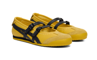 Onitsuka Tiger MEXICO 66™ TGRS in yellow & black. Photo via Onitsuka Tiger.