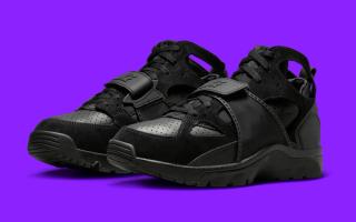 Nike Air Trainer Huarache “Triple Black” Set for Release in Spring 2025