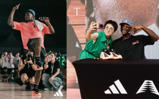 Anthony Edwards in China during his Believe That. Tour with Adidas Basketball.