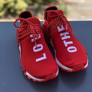 adidas pharrell williams nmd hu red white love other 3