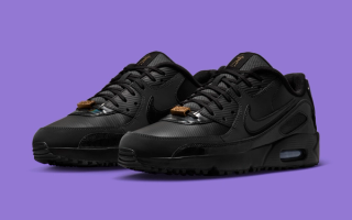 Eastside Golf x Nike Air Max 90 Golf "Black" (SKU: IO4670-001). Photo via Nike.