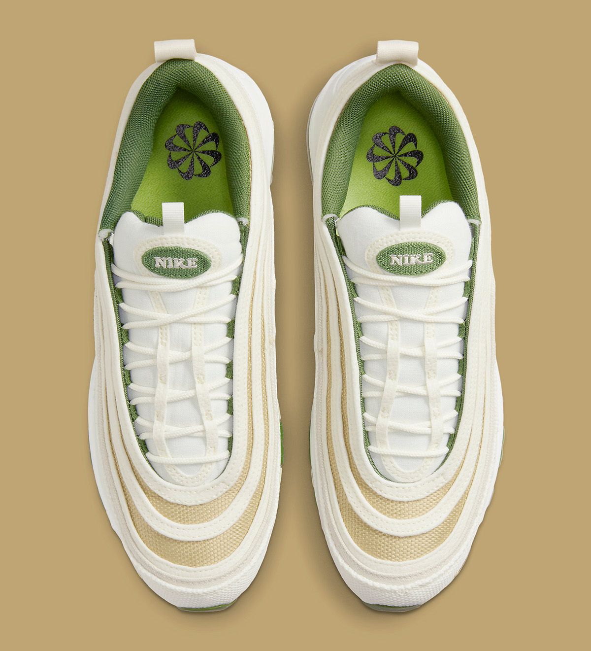 A Second Air Max 97 “Sun Club” Surfaces in White, Green and Gold