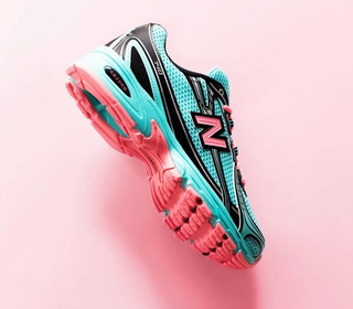 New Balance 740v2 "Cyber Jade" in a vibrant green and pink color scheme.