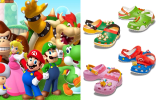 Crocs Classic Clogs inspired by Nintendo's Super Mario franchise, delivering pairs dedicated to Bowser, Mario, Princess Peach, Yoshi & Toad.