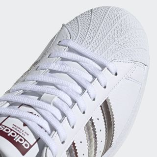 adidas superstar white burgundy holographic three stripes fx4419 release date info 7
