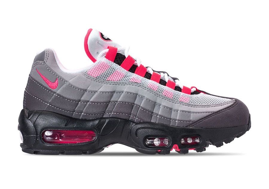 Air max hotsell 95 white/solar red/granite/dust