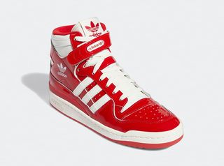 adidas Unisex forum hi 84 red patent gy6973 release date 2