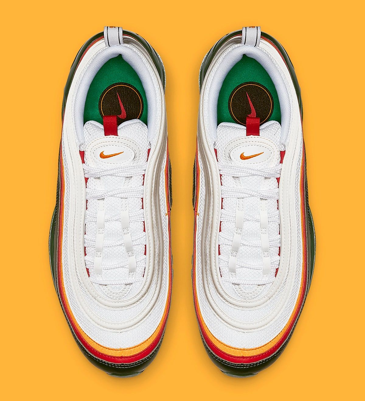 Nike air max hotsell 97 red and green