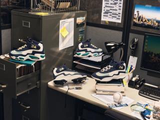 Nike Air Griffey Max 1s honoring 10th anniversary of Ken Griffey Jr.'s Hall of Fame Induction. Photo via Nike.