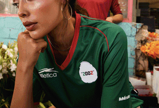 Atletica's three reissues of the Mexico national football team's 2002 World Cup™ jerseys in green, burgundy & white colors.