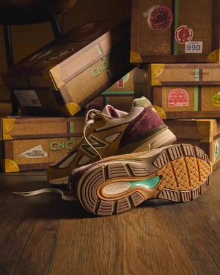 CONCEPTS x New Balance 990v4 "Patina" Collab. Photo via Modern Notoriety.