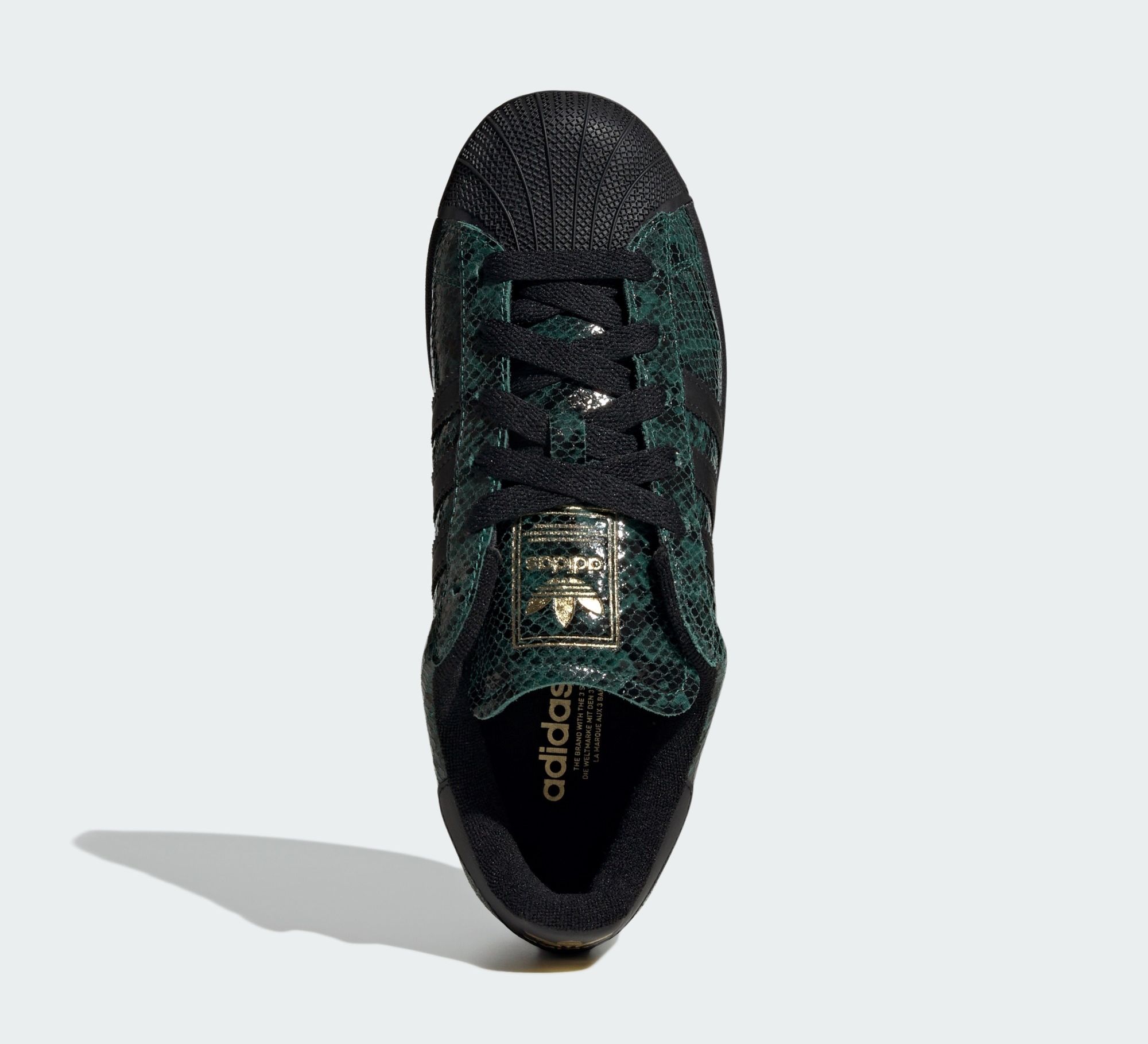 The Adidas Superstar's 55th Anniversary Celebration Continues with Green  Snakeskin Makeover | House of Heat