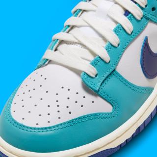 nike dunk low teal white navy release date 7