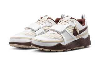 Official Images // Travis Scott x Nike Zoom Field Jaxx "Light Chocolate"