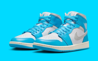 Air Jordan 1 Mid "Dark Powder Blue" is Dropping Soon