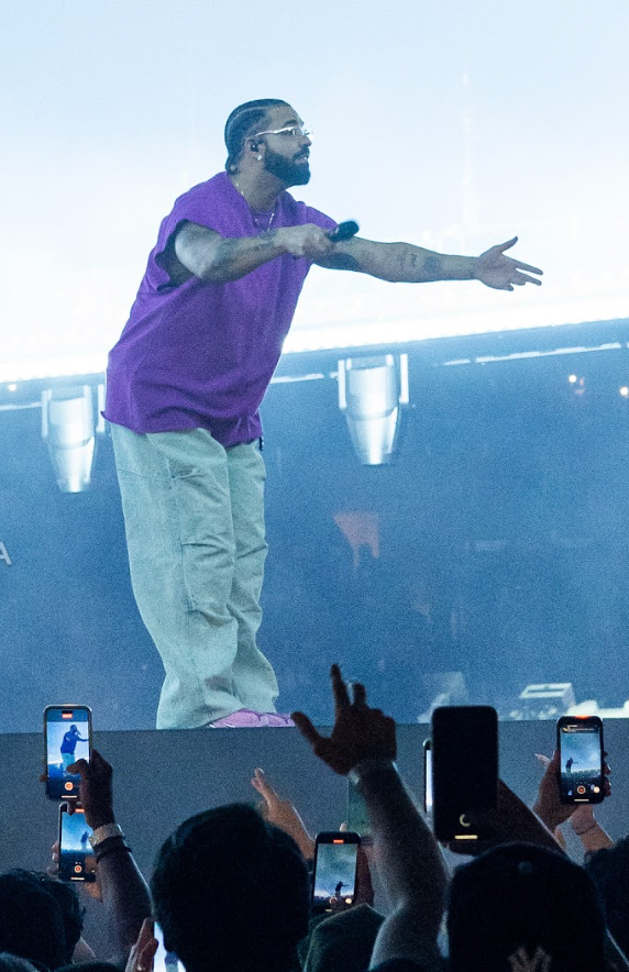 Drake Wears Pink Nike NOCTA Glide Sneakers by the Surgeon