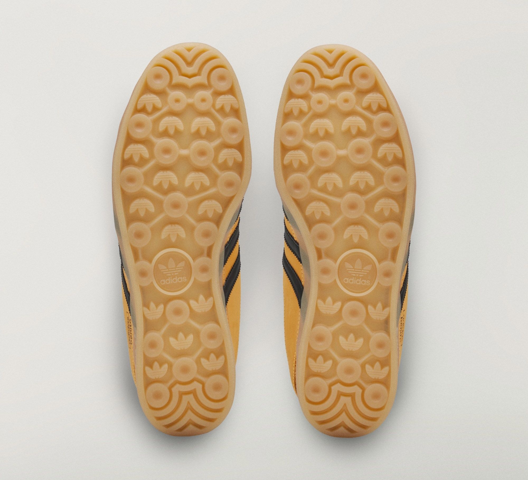 Bad Bunny x adidas Gazelle Indoor "Solar Gold" (SKU: KI2592). Photo via adidas.