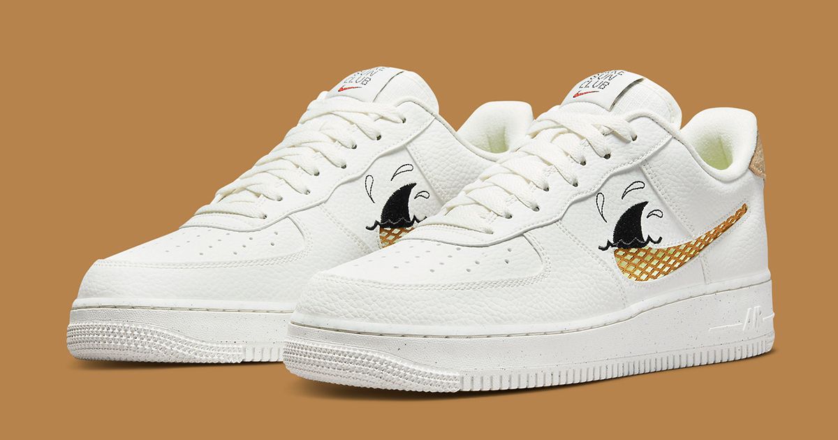 Shark Fin Swooshes Surface on this “Sun Club” Air Force 1 Low | House ...