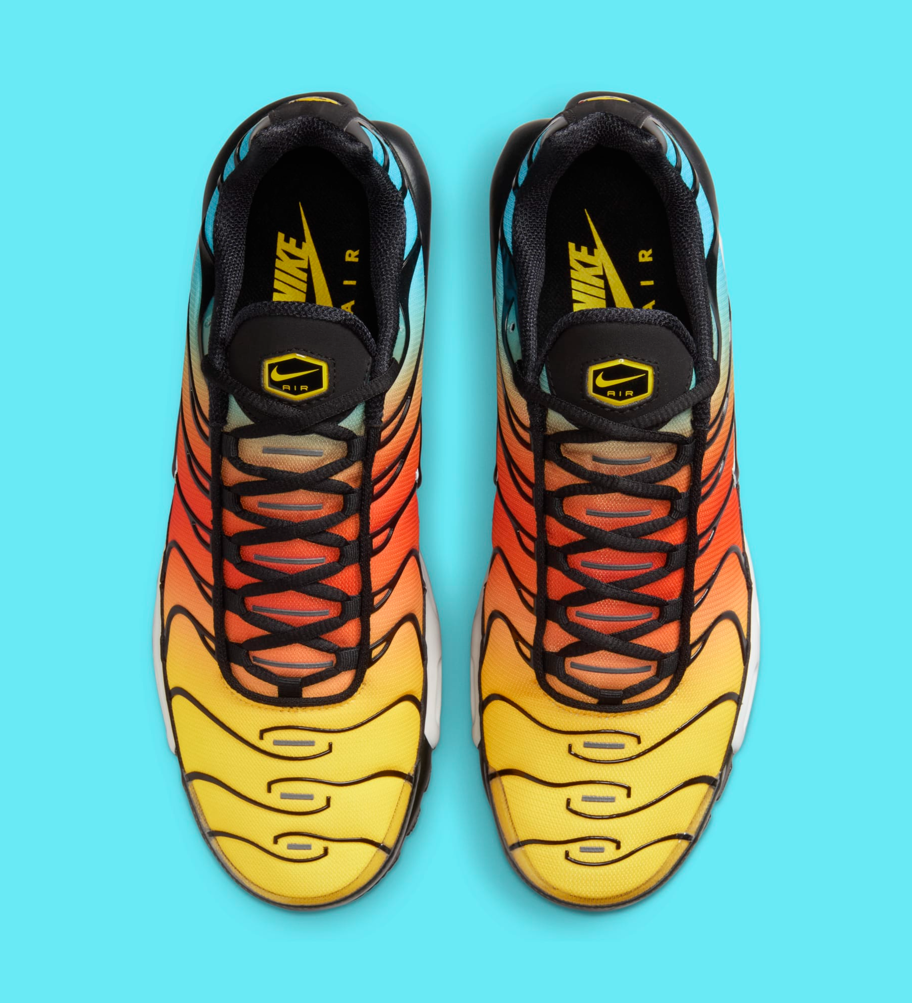 nike air max plus black and rainbow