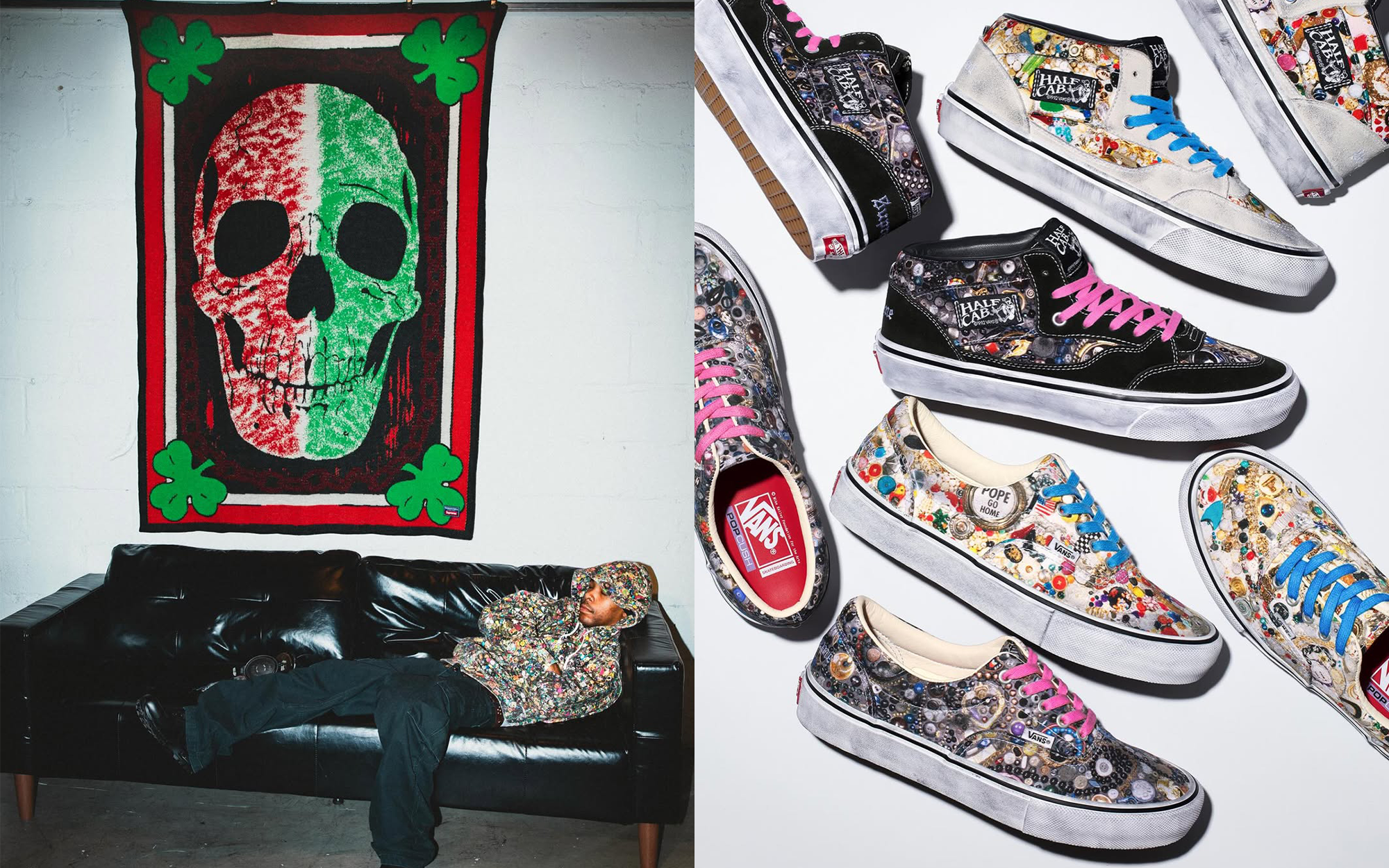 Supreme Teams Up With Mike Kelley Foundation & Vans for Spring
