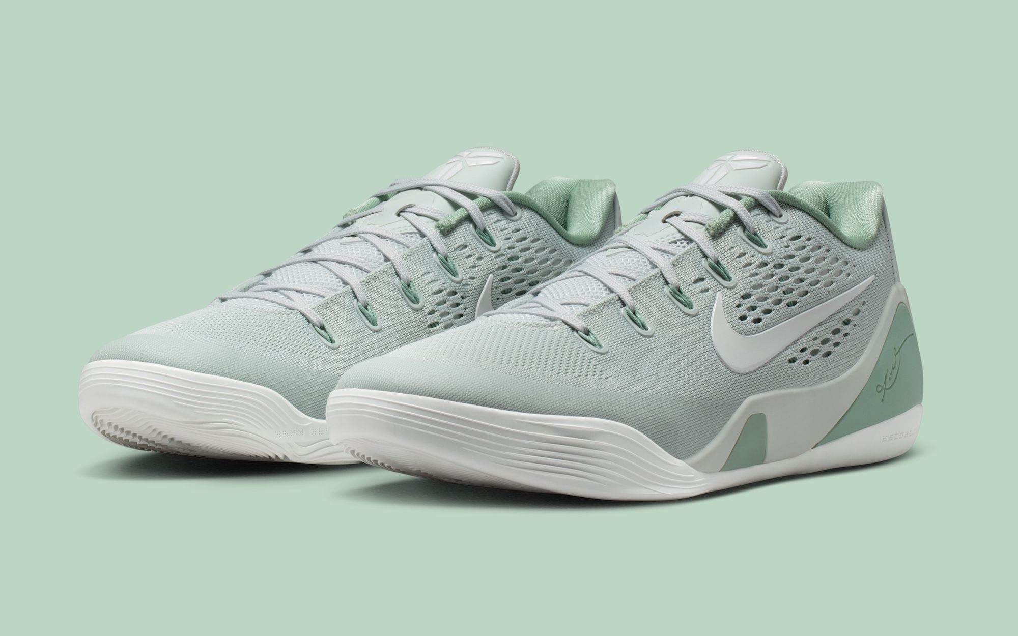 Pastel Greens Take Over the Nike Kobe 9 Elite Low EM Protro Ahead