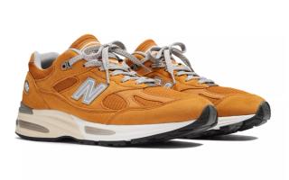 The New Balance 991v2 Appears in Pumpkin
