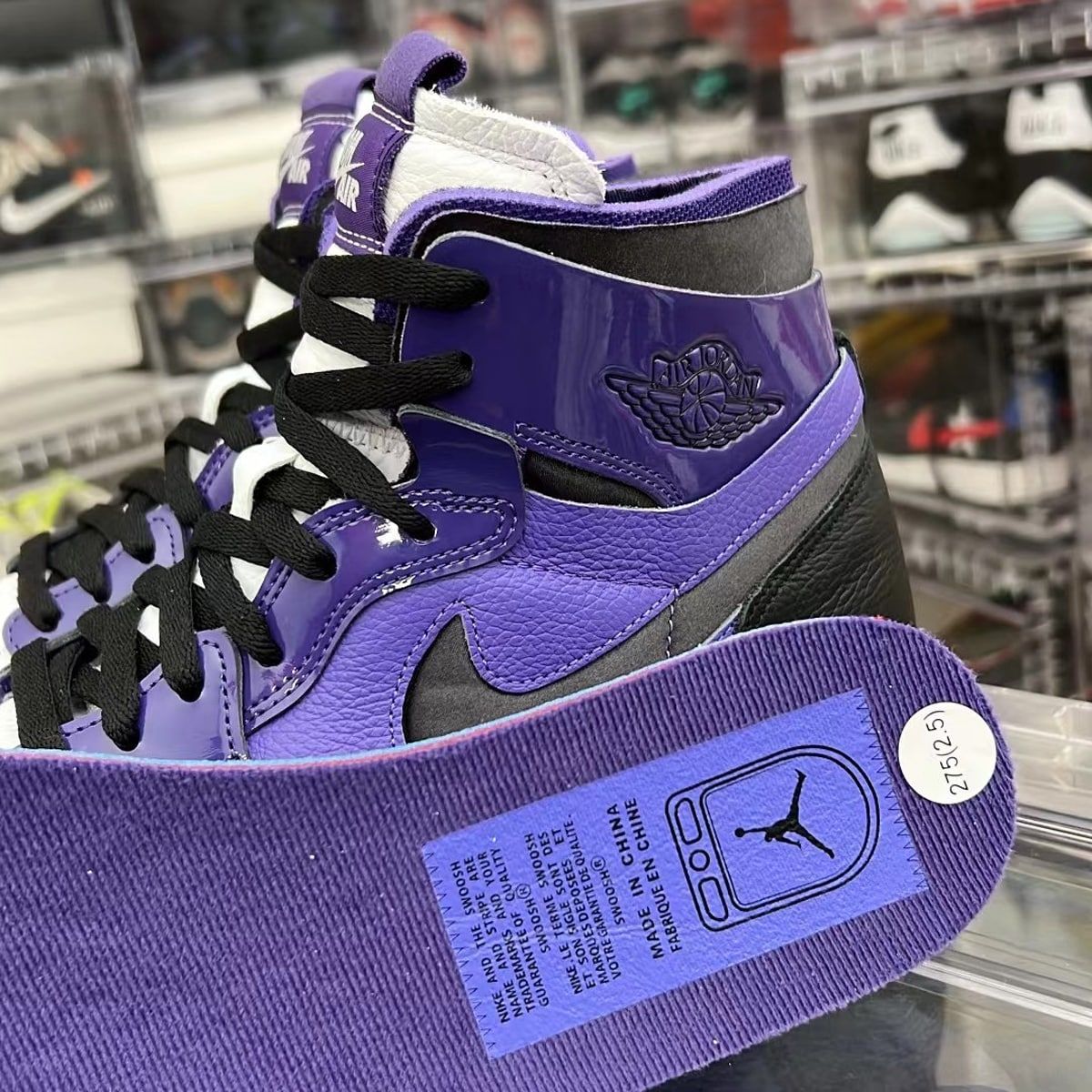 Official Images // Air Jordan 1 Zoom CMFT “Purple Patent” | House ...