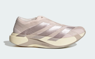 Women's adidas Adizero Evo SL Laceless "Wonder Taupe" (SKU: HQ7976).