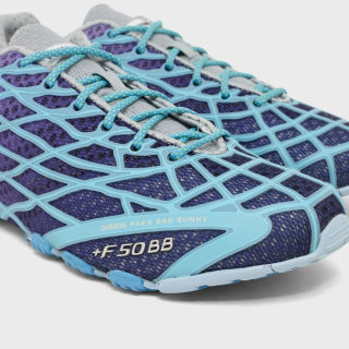 Bad Bunny x adidas F50 Ghost Sprint "Dark Marine" (SKU: KI9450). Photo via Solebox.