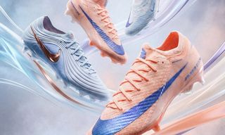 Nike Football's "Showtime" boots collection, featuring the Tiempo Maestro, Phantom 6, Mercurial Vapor 16, and Superfly 10. Photo via 11teamsports.com