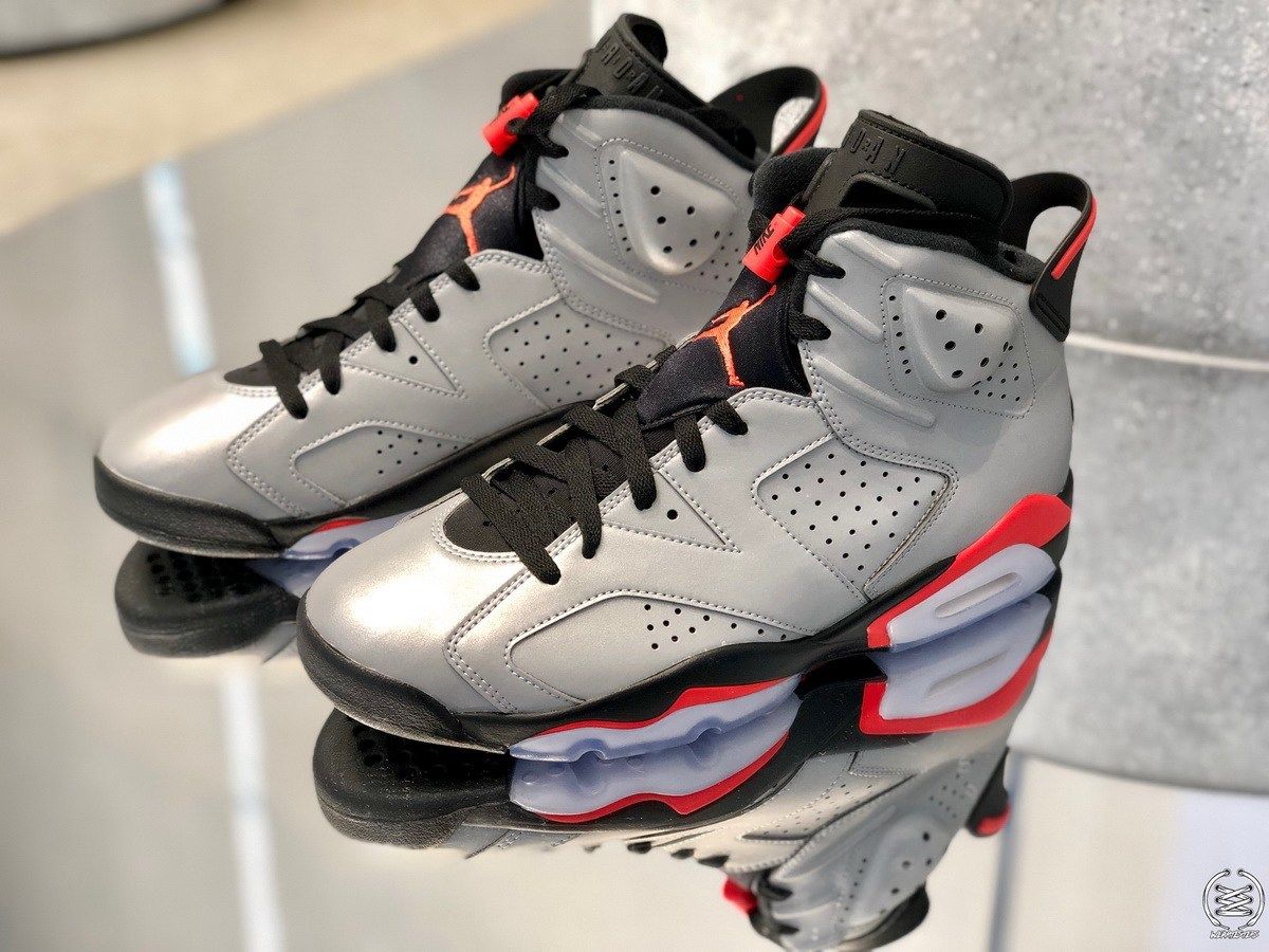 Reflective silver sale jordan 6