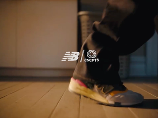 Preview of the Concepts x New Balance 997 "Montage" sneaker collaboration.