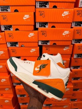 SoleFly x Air Jordan 3 "Miami Hurricanes" Releases Holiday 2025