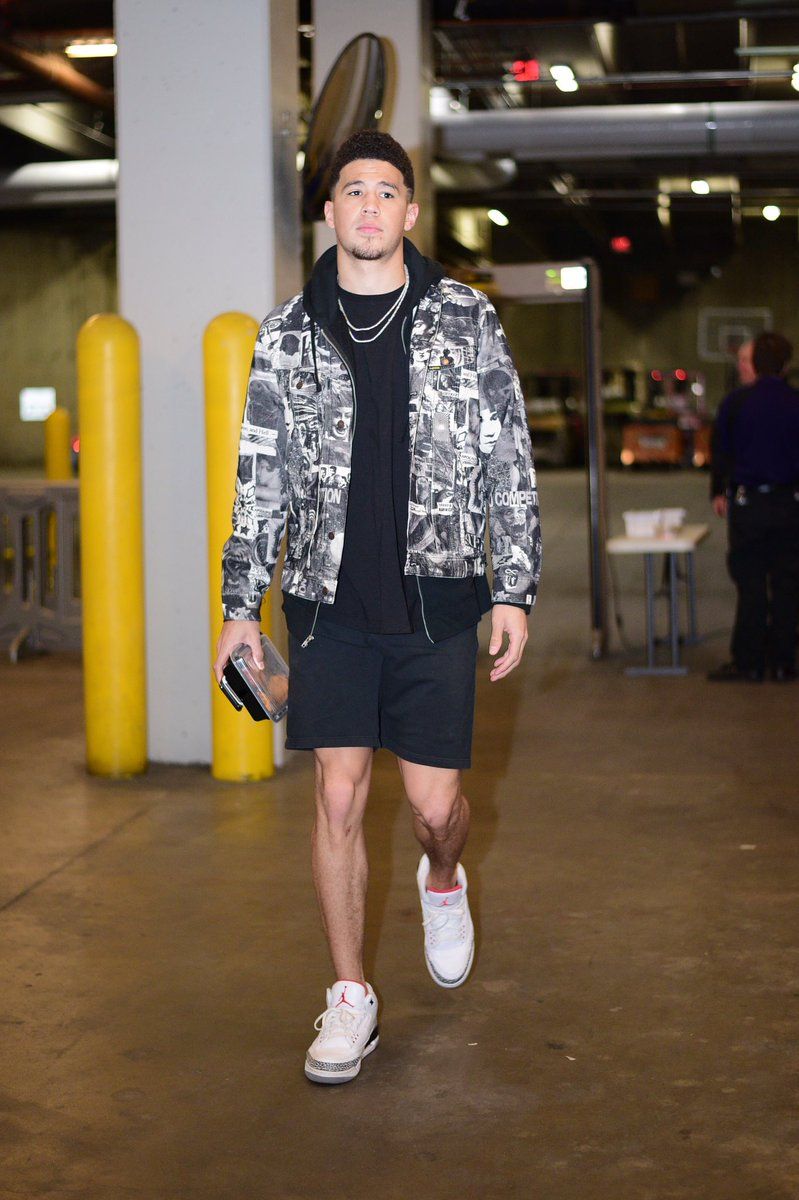 Devin Booker // Air Jordan 3 "White Cement"