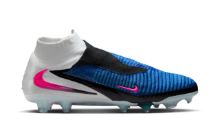Nike Phantom 6 Elite High "Racer Blue" football boots as part of the brand's Attack Pack.