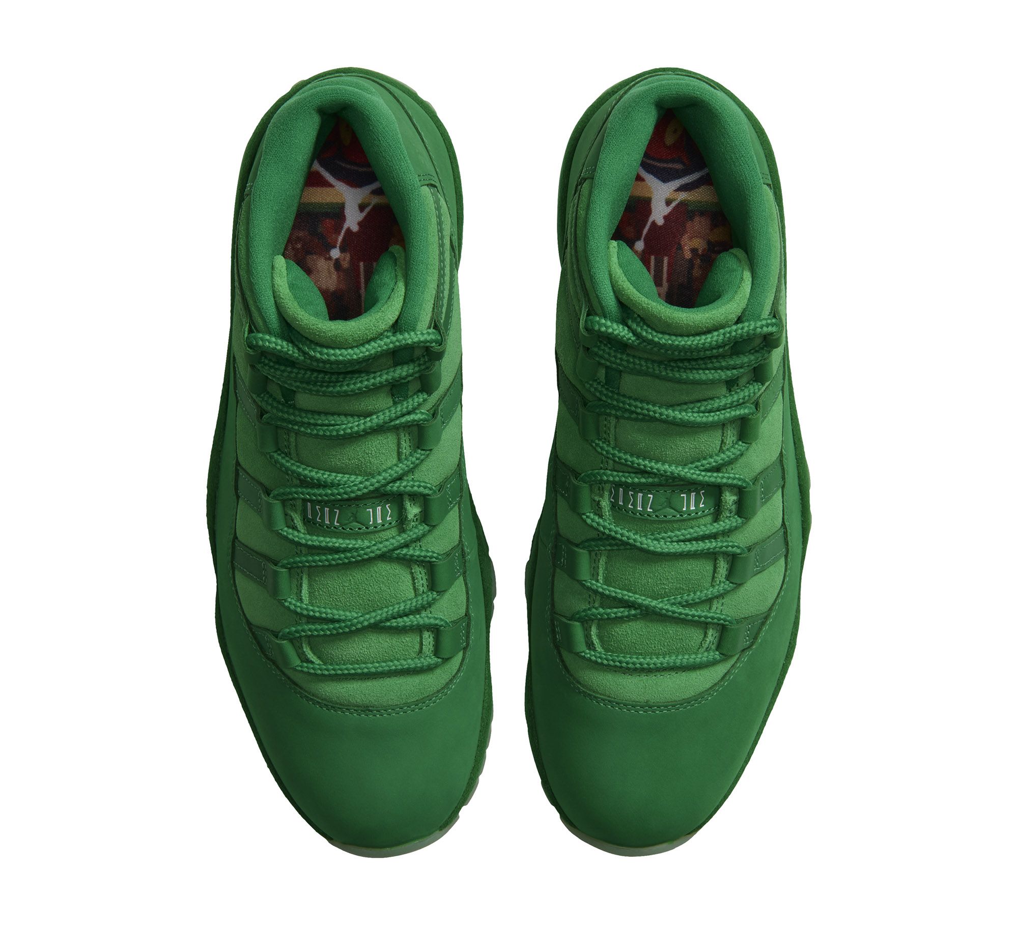 Men's Air Jordan 11 "Green Screen" (Monstars, SKU: IQ5700-900). Photo via Foot Locker.
