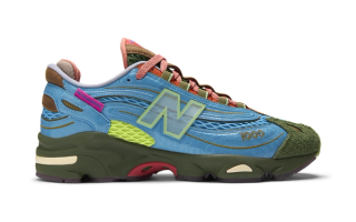 Salehe Bembury's multi-color New Balance 1000 collaboration.